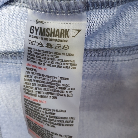 GYMSHARK Impulse Zip Hoodie Blue/Gray Women's Size S - Picture 7 of 10